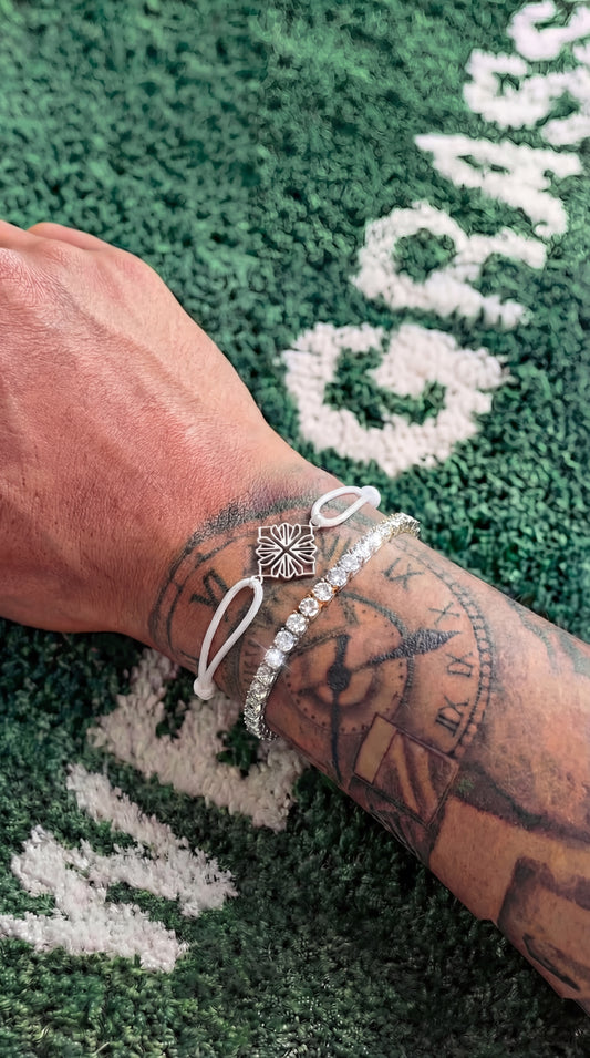 Iced Tennisarmband Silver