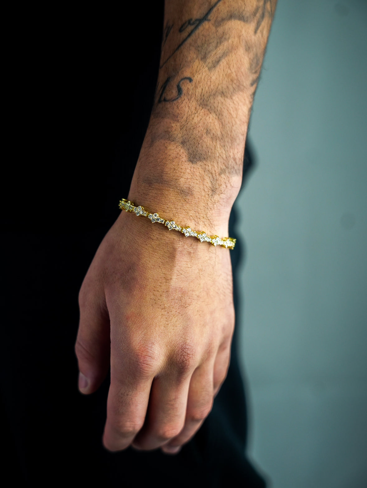 Iced Cross Gold