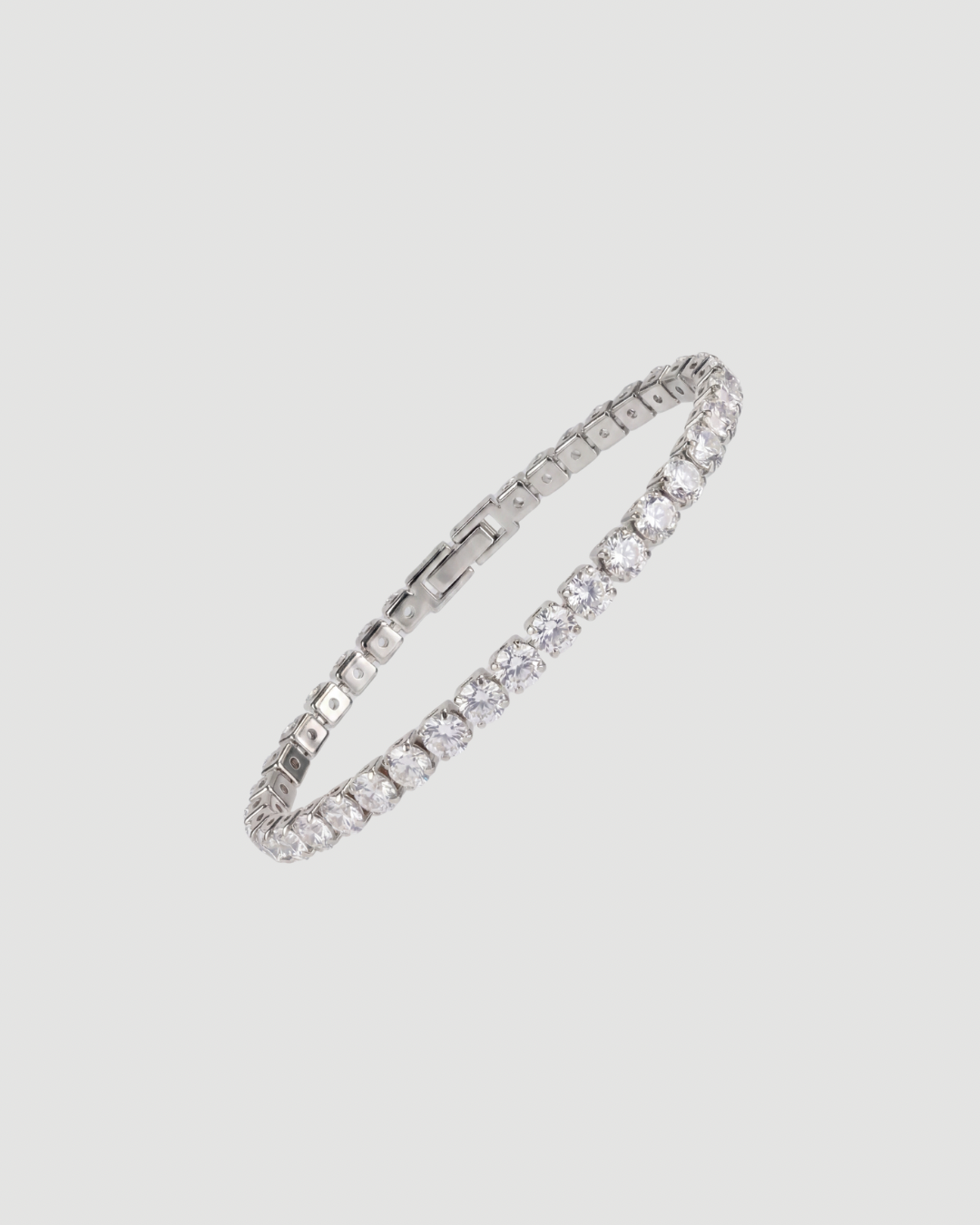 Iced Tennisarmband Silver